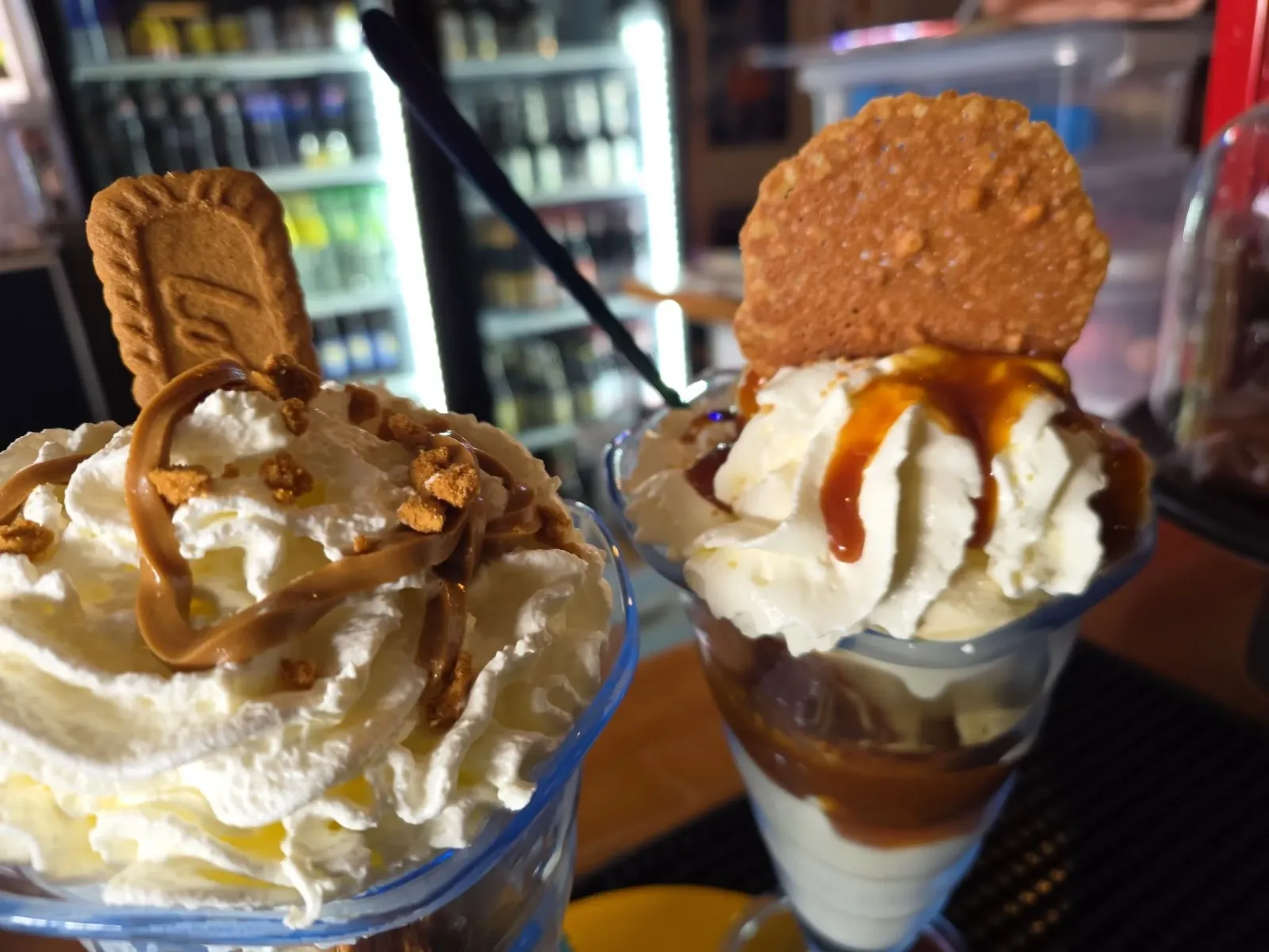 Coupe de glace aux spéculoos